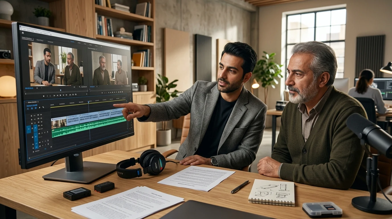 زیرنویس خودکار لینکدین برای مصاحبه