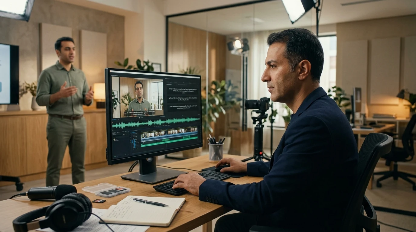 زیرنویس خودکار لینکدین برای وبینار