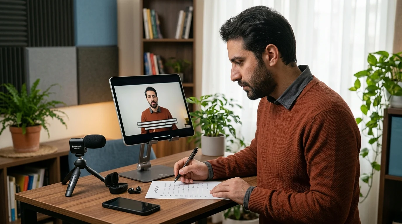 زیرنویس خودکار ویدیو برای لینکدین — چک‌لیست کاربردی