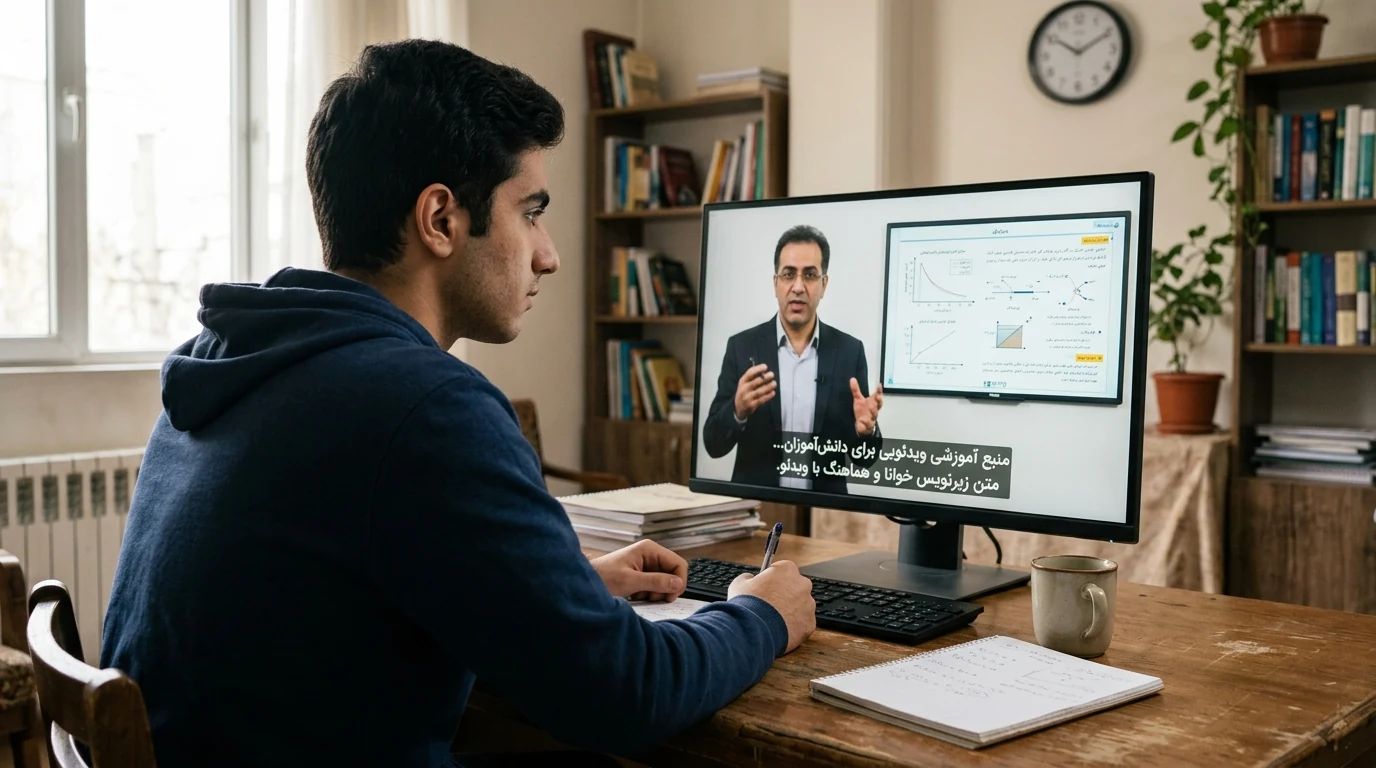 زیرنویس برای ویدئوهای آموزشی؛ چطور متن را خوانا و قابل دنبال‌کردن کنیم؟