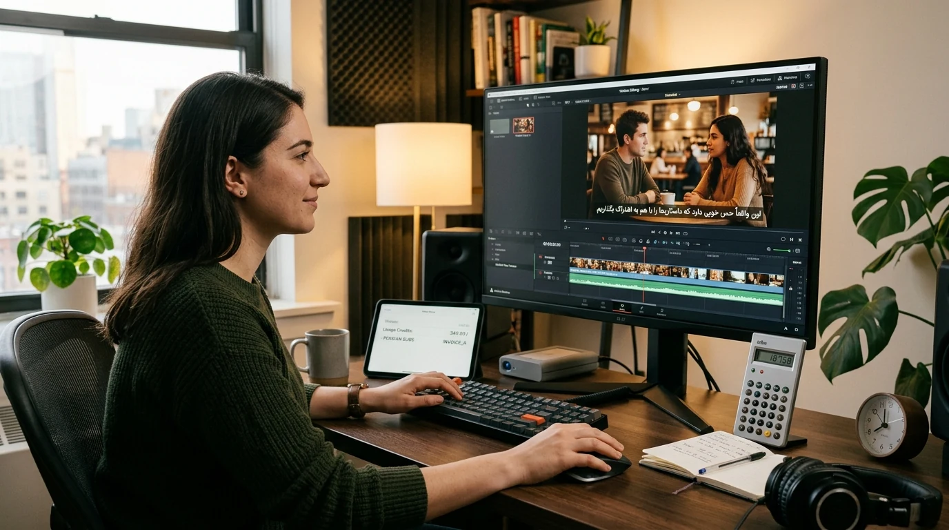 هزینه زیرنویس فارسی چقدر است؟ راهنمای قیمت Capzo